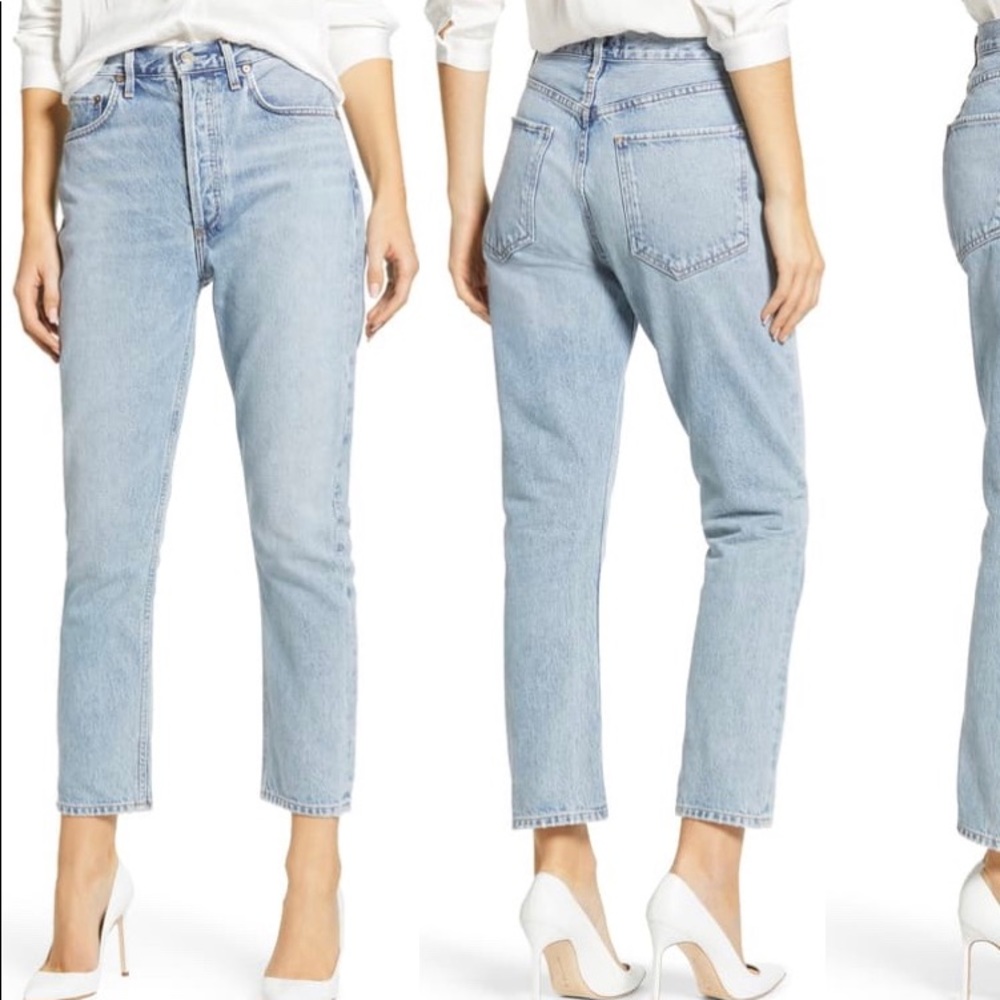 Agolde Riley Cropped denim - Renewal Sz 24